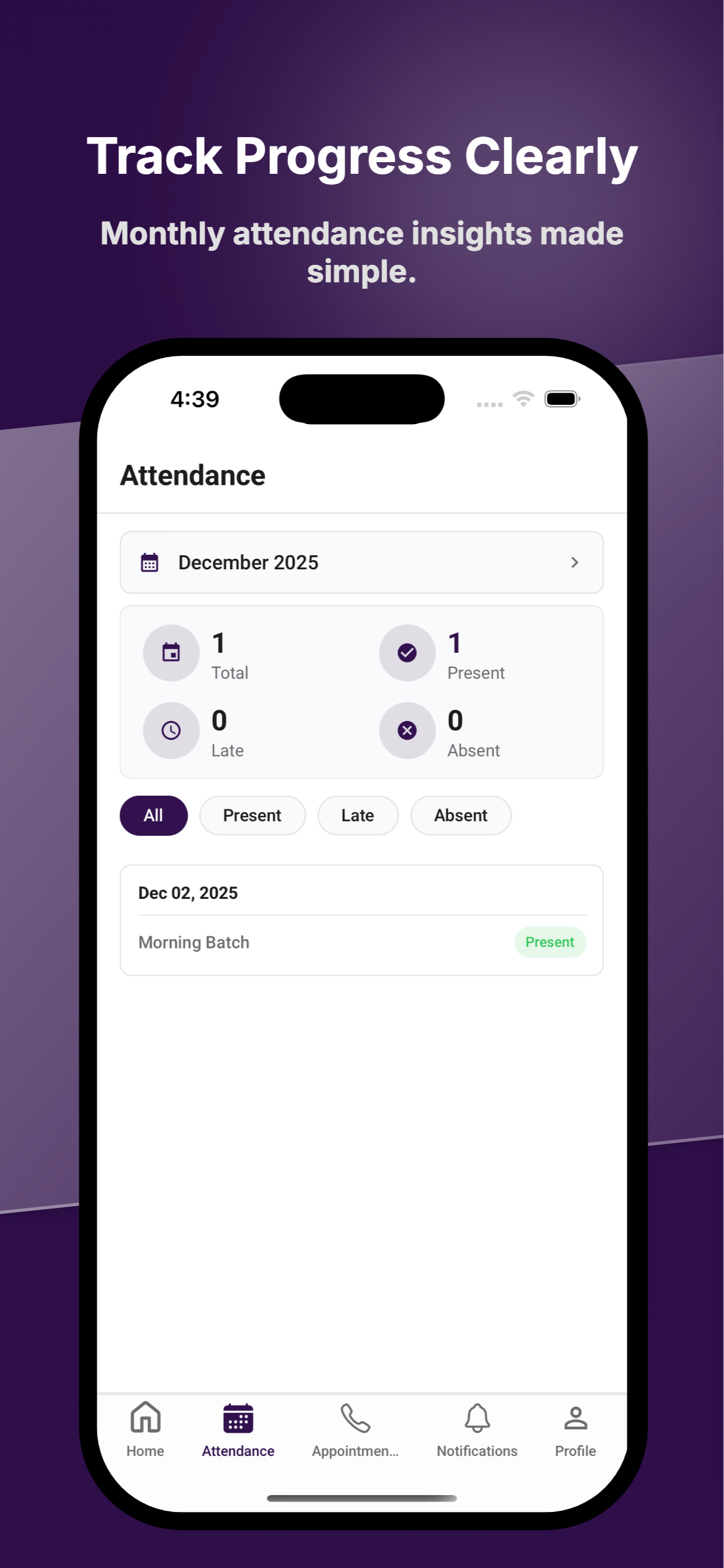 Faster Attendance Tracking